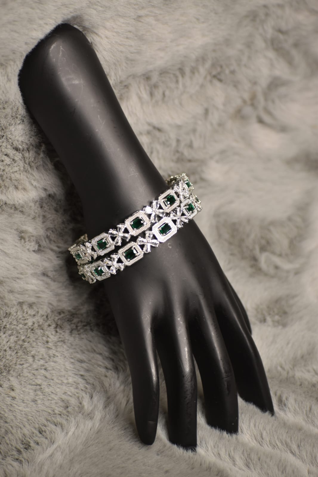 Emerald Bloom Luxury Bracelet
